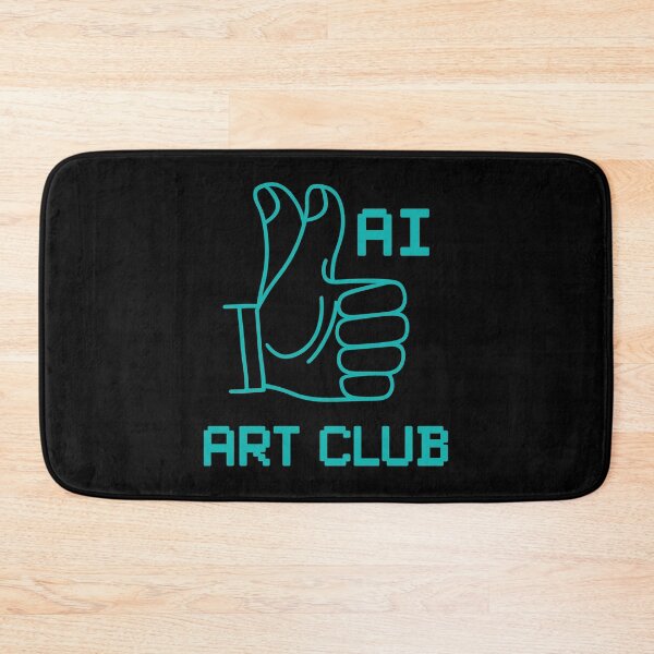 Item preview, AI art club, hand with 2 thumbs parody designed and sold by Gerald Waters.