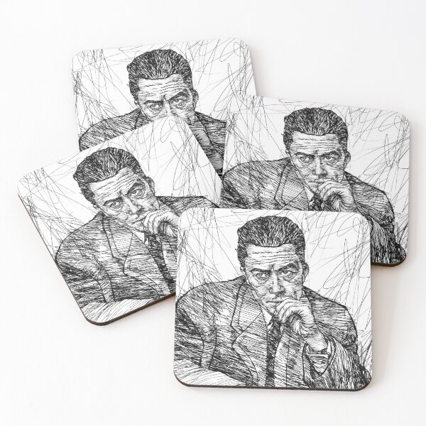 Item preview, ALBERT CAMUS ink portrait .4 designed and sold by lautir.