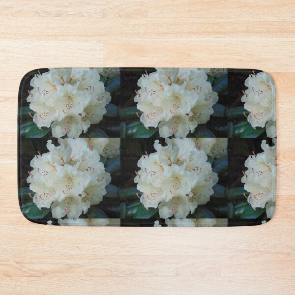 Item preview, White rhododendron blooming designed and sold by lusiakotowska.