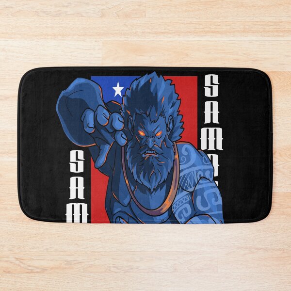 Item preview, Samoan Pride Polynesian Warrior Tribal Samoa Flag designed and sold by Nosek1ng.
