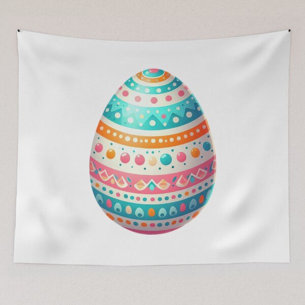 Item preview, easter egg with colorful decoration designed and sold by Expressions-Sel.