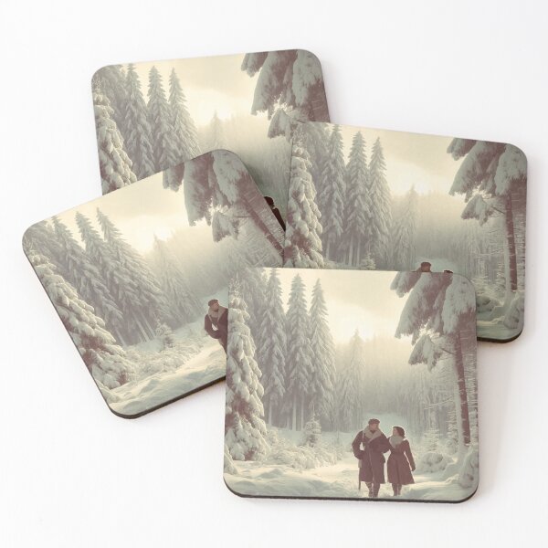 Item preview, Enchanted Forest Retreat - Love in the Winter Woods designed and sold by FarBeyound.
