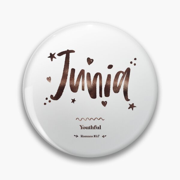Item preview, Junia | Romans 16 7 | Youthful | Christian Name with Biblical Meaning For Girl | Christian Name Collection designed and sold by Blessed Be Your Name.