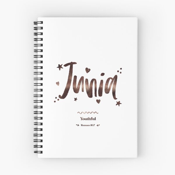Item preview, Junia | Romans 16 7 | Youthful | Christian Name with Biblical Meaning For Girl | Christian Name Collection designed and sold by Blessed Be Your Name.