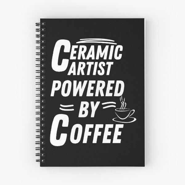 Item preview, Ceramic artist powered by coffee designed and sold by annoying-shirts.