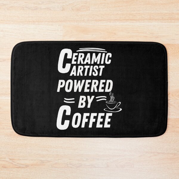 Item preview, Ceramic artist powered by coffee designed and sold by annoying-shirts.