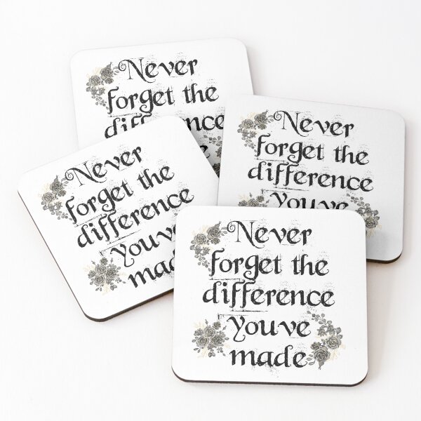 Item preview,  Never Forget The Difference You've Made designed and sold by belladesign7.