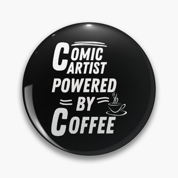 Item preview, Comic Artist powered by coffee designed and sold by annoying-shirts.
