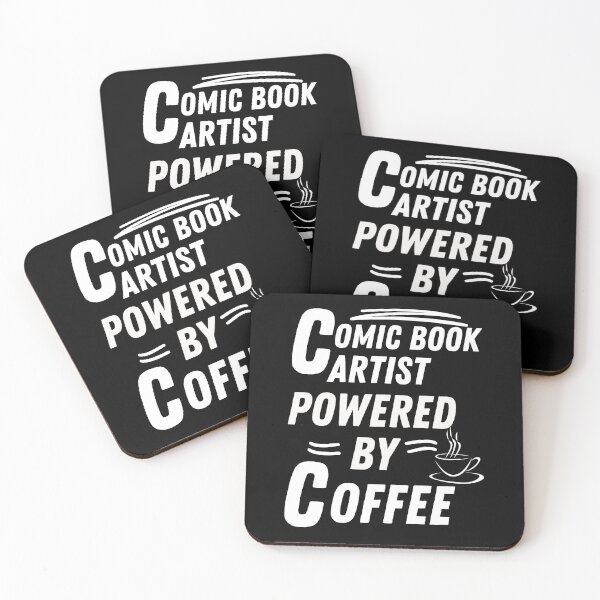 Item preview, Comic Book Artist powered by coffee designed and sold by annoying-shirts.