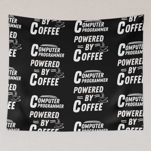 Item preview, Computer Programmer powered by coffee designed and sold by annoying-shirts.