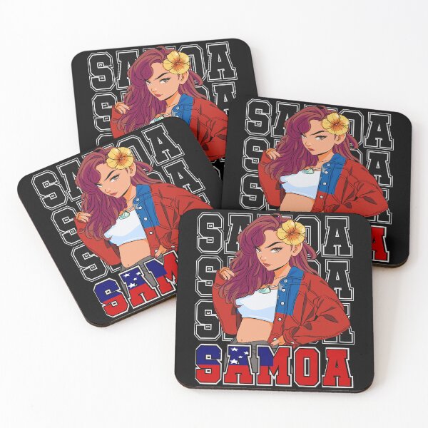 Item preview, Samoan Girl Pride Polynesian Tribal Samoa Flag designed and sold by Nosek1ng.