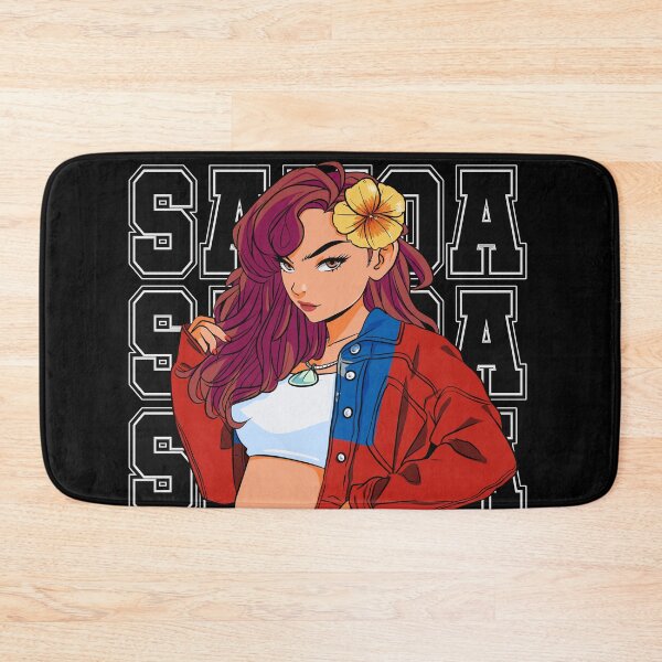 Item preview, Samoan Girl Pride Polynesian Tribal Samoa Flag designed and sold by Nosek1ng.