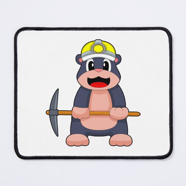 Item preview, Mole Miner Pickaxe Mining designed and sold by Snabdesign84.