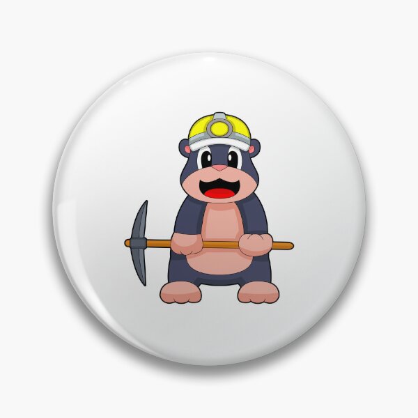 Item preview, Mole Miner Pickaxe Mining designed and sold by Snabdesign84.