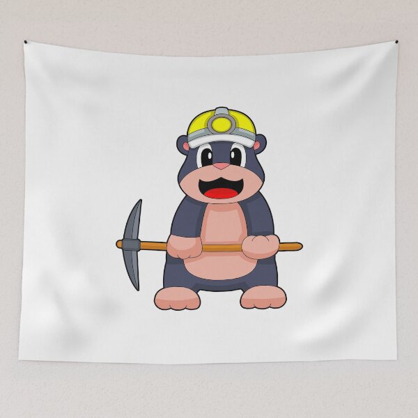 Item preview, Mole Miner Pickaxe Mining designed and sold by Snabdesign84.
