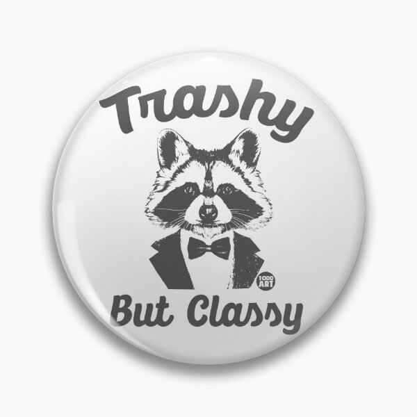 Item preview, TRASHY BUT CLASSY RACCOON designed and sold by TODD GOLDMAN.