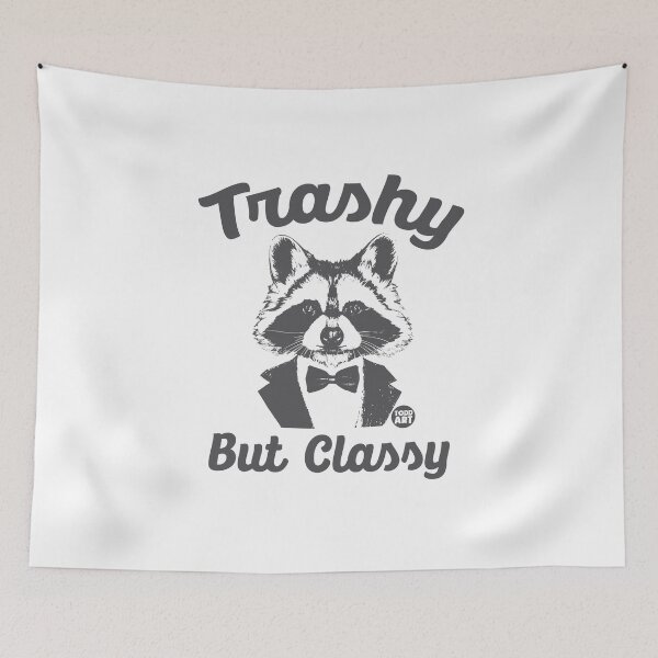 Item preview, TRASHY BUT CLASSY RACCOON designed and sold by TODD GOLDMAN.