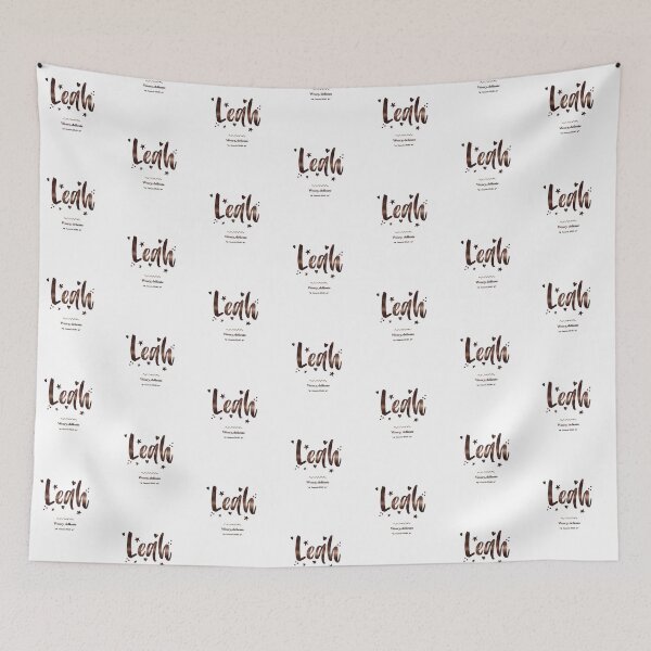 Item preview, Leah | Genesis 29 16 | Weary Delicate | Christian Name with Biblical Meaning For Girl | Christian Name Collection designed and sold by Blessed Be Your Name.