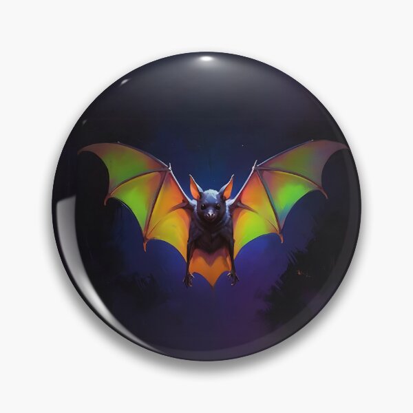 Item preview, Colourful Bat Art designed and sold by Obsidian Ink by Wilshire.