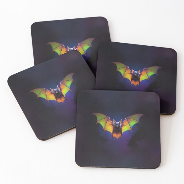 Item preview, Colourful Bat Art designed and sold by Obsidian Ink by Wilshire.