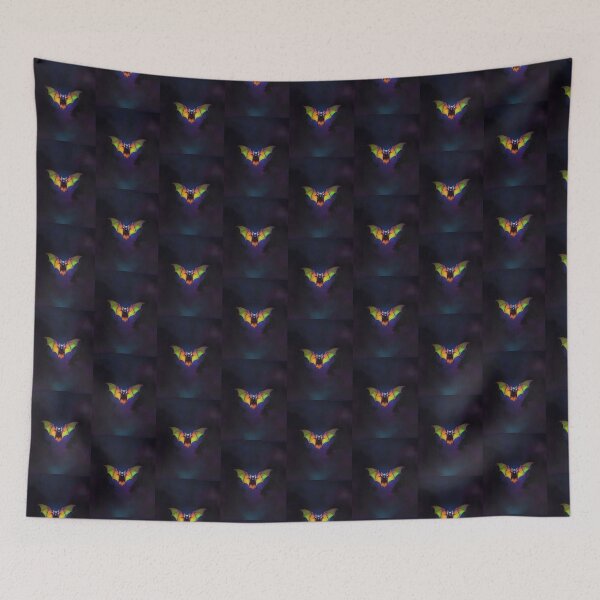 Item preview, Colourful Bat Art designed and sold by Obsidian Ink by Wilshire.
