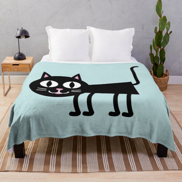 Item preview, Black Cat Sticking Out Tongue Vector Illustration designed and sold by trepiu.