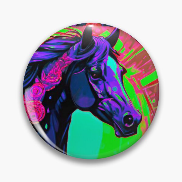 Artikelvorschau, Vibrant Gallop: Die Sinfonie der Farben des Pferdesports entworfen und verkauft von GrizzlyCollective.
