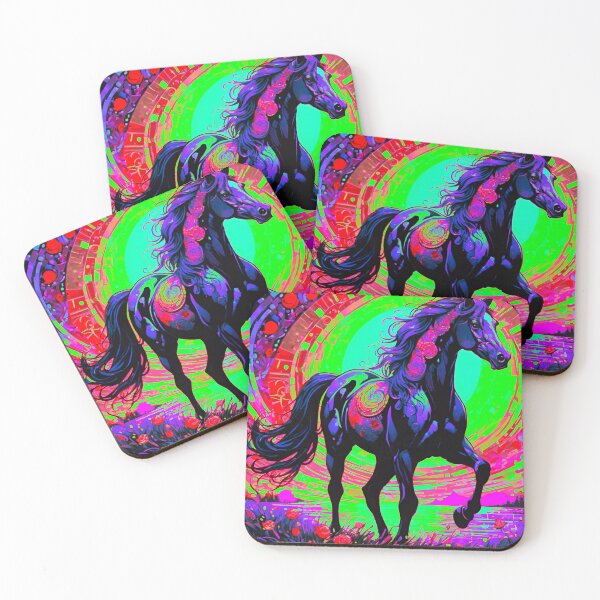 Item preview, Vibrant Gallop: The Equestrian Symphony of Color designed and sold by GrizzlyCollective.