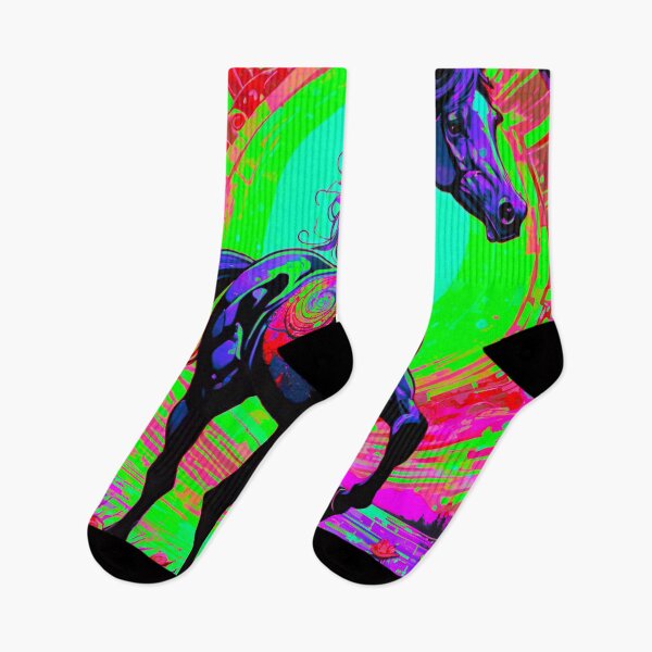 Item preview, Vibrant Gallop: The Equestrian Symphony of Color designed and sold by GrizzlyCollective.