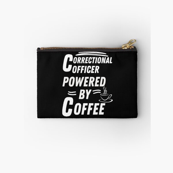 Item preview, Correctional Officer powered by coffee designed and sold by annoying-shirts.