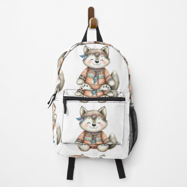 Item preview, Cute adorable boho wolf designed and sold by Blue-Fall.