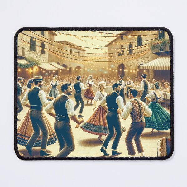 Item preview, Fiesta Twilight - Traditional Dance Under Festoon Lights designed and sold by FarBeyound.