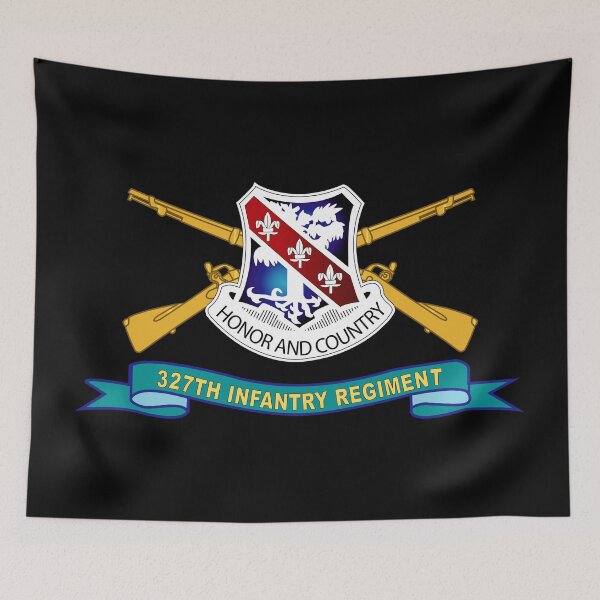 Item preview, Army - 327th Infantry Regiment - DUI w Br - Ribbon X 300 designed and sold by Military Insignia Products.