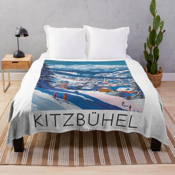 Item preview, A Pop Art Travel Print of Kitzbühel - Austria designed and sold by StudioRedKoala.