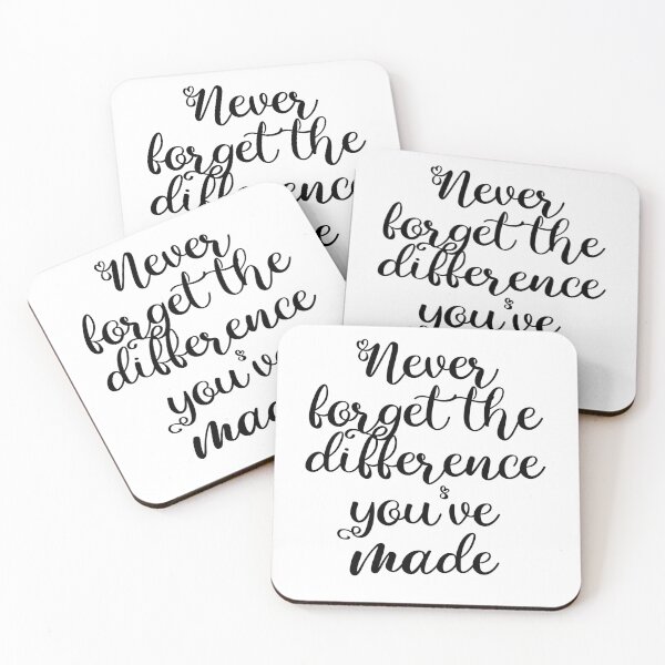Item preview, Never Forget The Difference You've Made designed and sold by belladesign7.