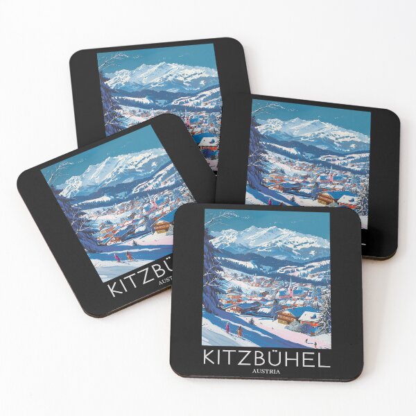 Item preview, A Pop Art Travel Print of Kitzbühel - Austria designed and sold by StudioRedKoala.