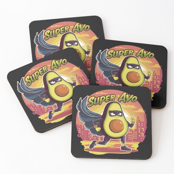 Item preview, Avocado Hero in the City, Avocado Cartoon	 designed and sold by TrendyGraphTees.