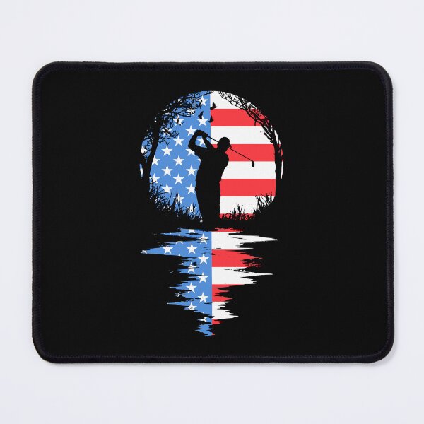 Item preview, 4th Of July Golf Golfer Dad USA Flag Sunset Father's Day designed and sold by GrandeDuc.