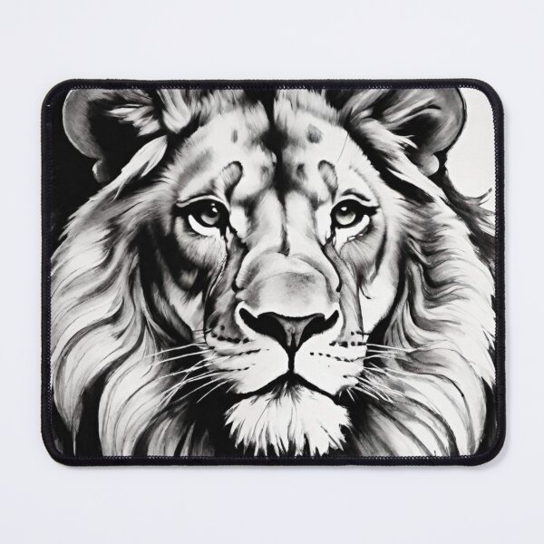 Item preview, Monochrome Majesty: The Graceful Lion designed and sold by GrizzlyCollective.