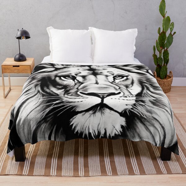 Item preview, Monochrome Majesty: The Graceful Lion designed and sold by GrizzlyCollective.