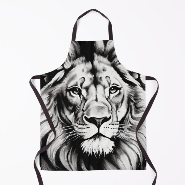 Item preview, Monochrome Majesty: The Graceful Lion designed and sold by GrizzlyCollective.