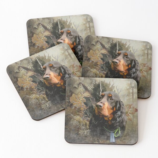 Item preview, Beautiful Gordon Setter with Woodcock designed and sold by TammyHunterArt.