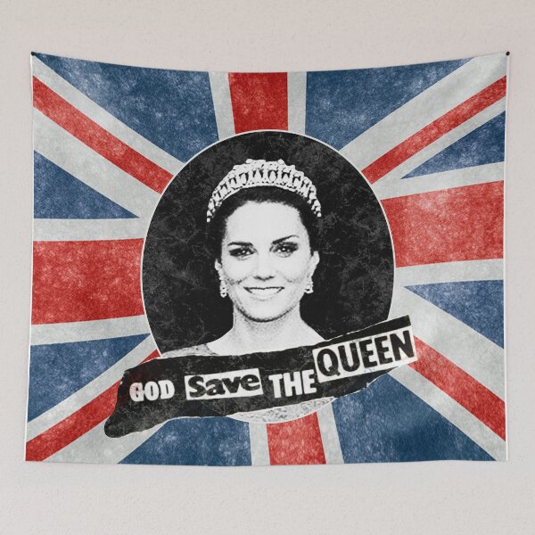 Item preview, God Save The Queen - Kate Middleton designed and sold by ValentinaHramov.