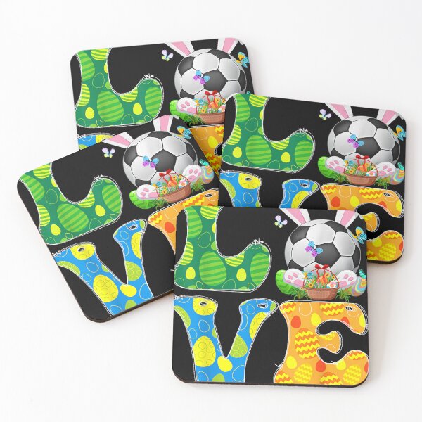 Item preview, Cute Love Soccer Ball With Bunny Ears Easter Day Boys Kids  designed and sold by BrandtMertz.