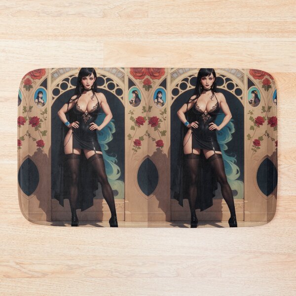 Item preview, Vampi Ella, Queen of The Vampires, Cosplay Art Nouveau #1 - Multiverse Collection - Fan AI Art - Pop Art - AI Generated Art designed and sold by skyeworldmedia.