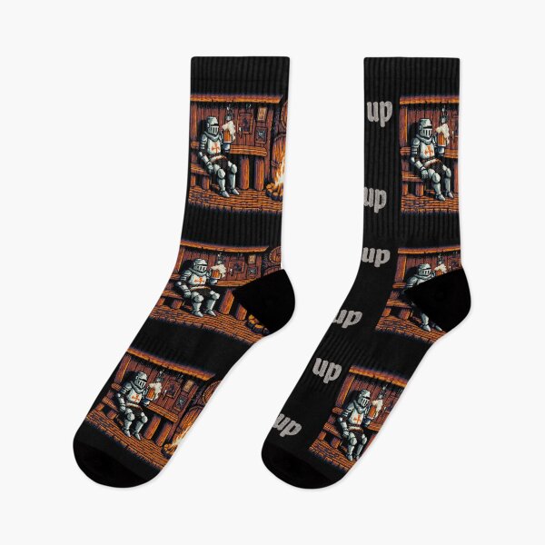 Item preview, Bottoms Up While I Queue Up Game Knight LFR Gamer Couple PC Games designed and sold by franzandsabina.