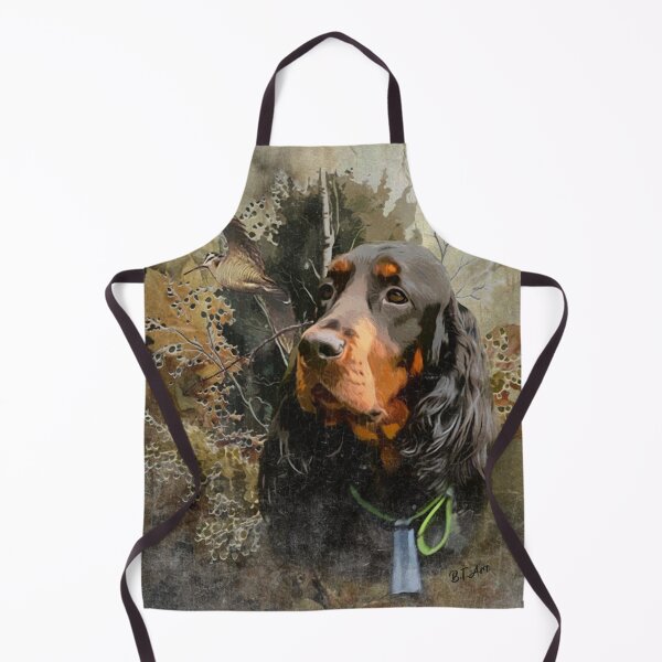 Item preview, Hermoso Gordon Setter con Woodcock designed and sold by TammyHunterArt.