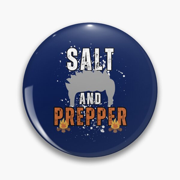 Item preview, Salt And Prepper Funny Prepping Cool Survivalist designed and sold by SharpThreadZ.
