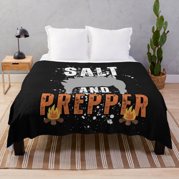 Item preview, Salt And Prepper Funny Prepping Cool Survivalist designed and sold by SharpThreadZ.