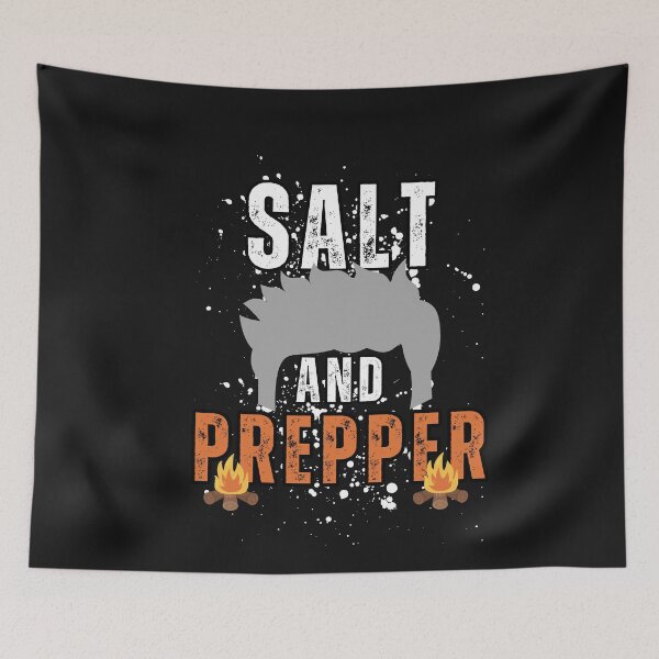 Item preview, Salt And Prepper Funny Prepping Cool Survivalist designed and sold by SharpThreadZ.